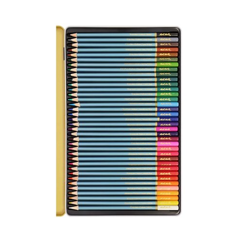 MONT MARTE COLOURED PENCILS Tin 36 Piece(1)